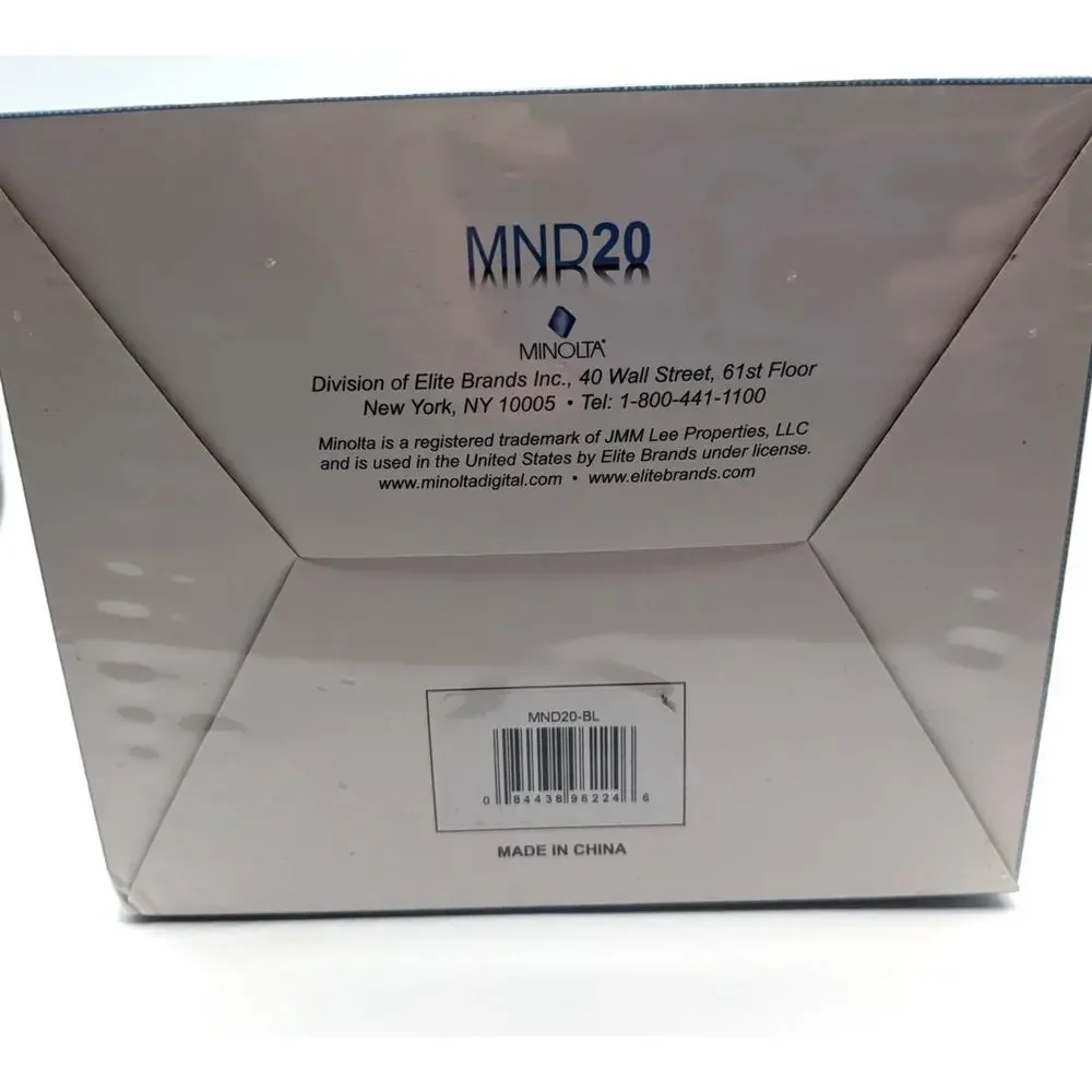 MINOLTA MND20 44MP 2.7K Quad HD Digital Camera Blue New Sealed 16X Zoom